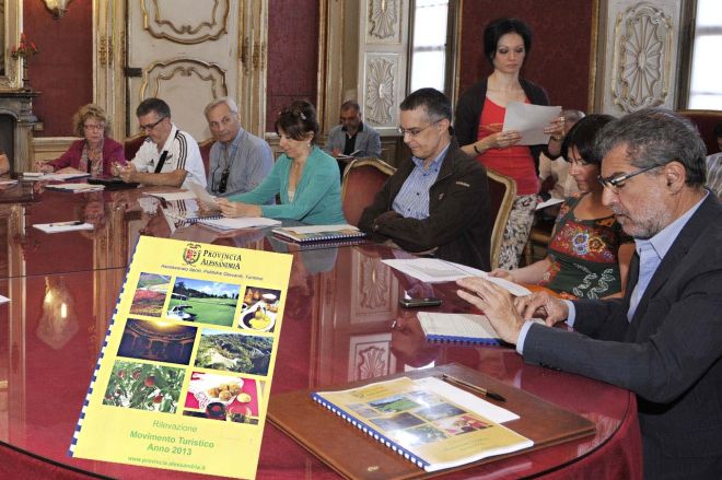 Un momento della conferenza stampa che si è svolta giovedì presso la Provincia di Alessandria