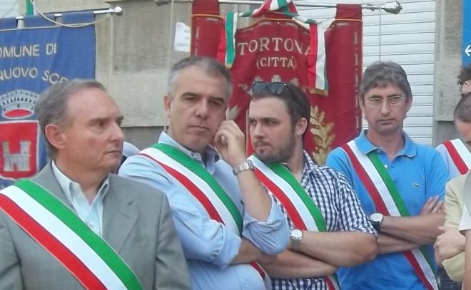 Un momento del sit in