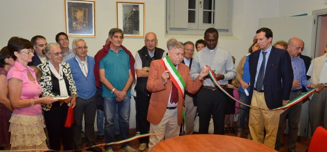 Un momento dell'inaugurazione