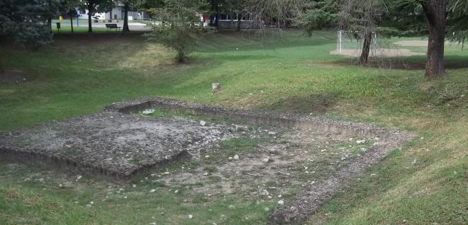 resti romani in via Emilia nord