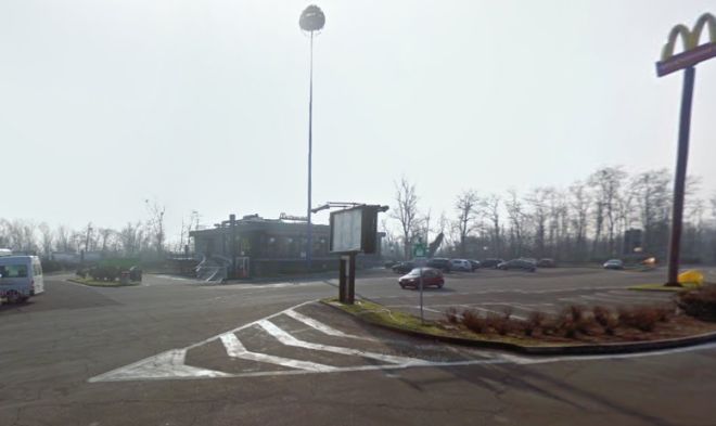 L'autogrill di Castelnuovo dove è stato fermato il rumeno