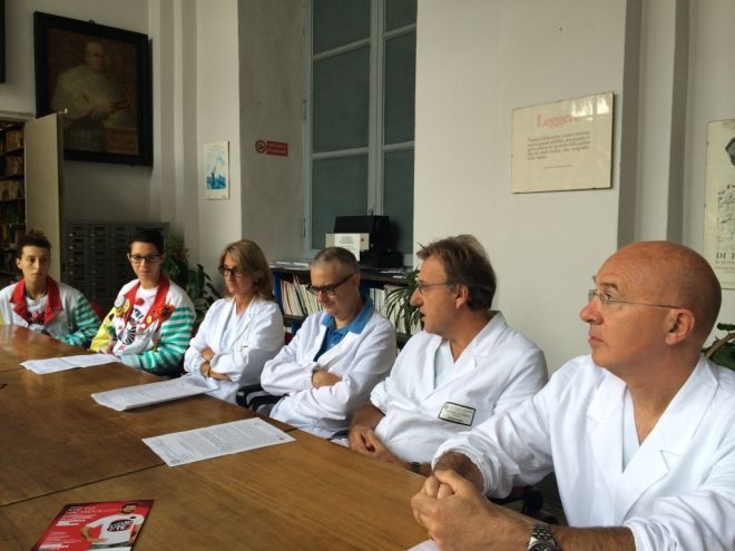 Un momento della conferenza stampa