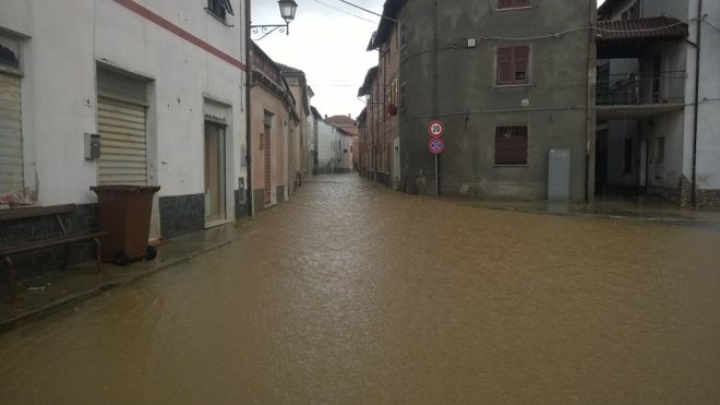 Allagamento a Vignole Borbera