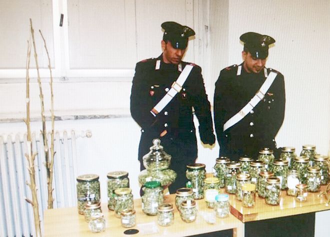 La droga sequestrata