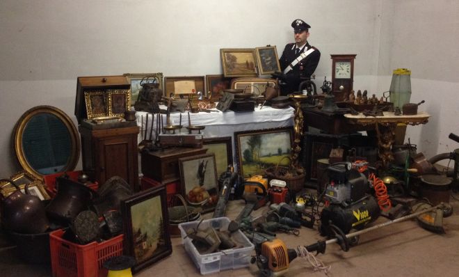 Il materiale sequestrato