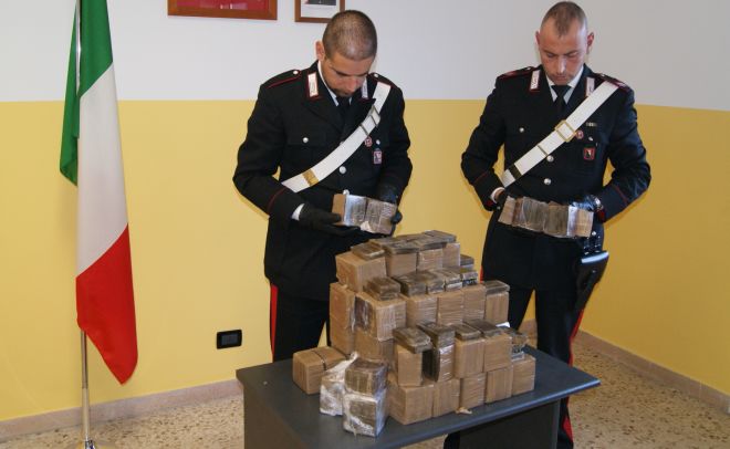 La droga sequestrata