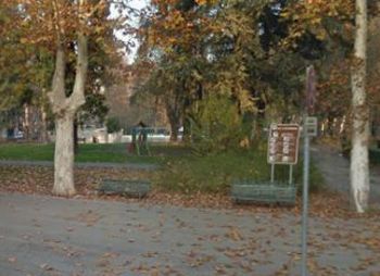 I giardini davanti alla stazione