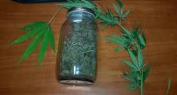 marijuana in barattolo