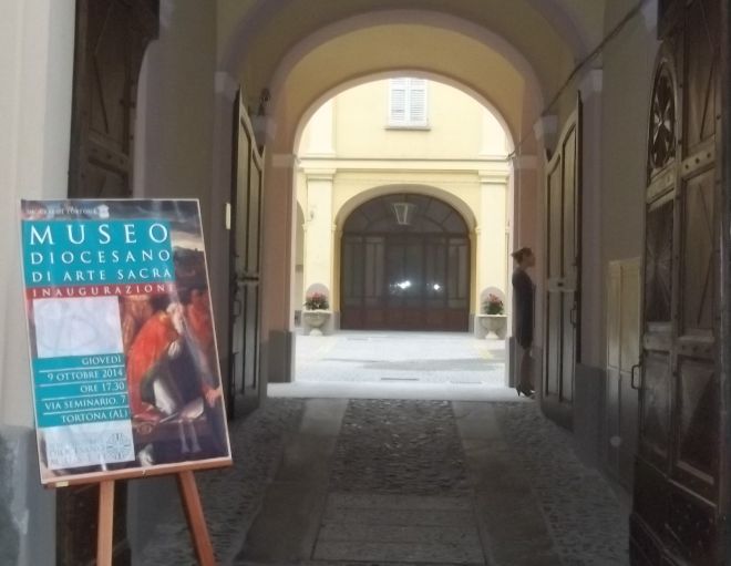 L'ingresso del museo in via Seminario