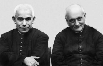 Don Sterpi a fianco di Don Orione