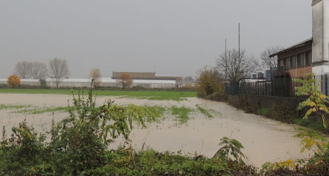 Allagamenti alla periferia di Tortona