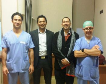 I medici inglesi in  visita 