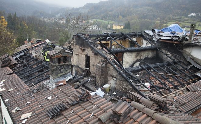 vigili fuoco tetto 4L