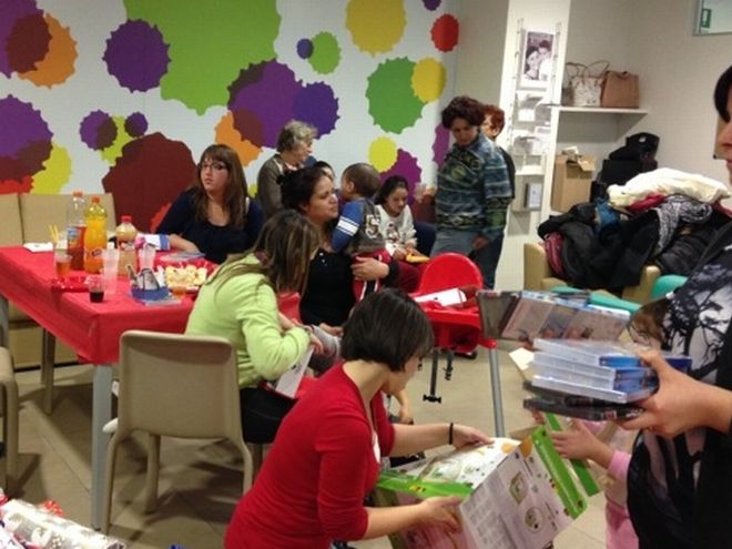 Un momento della festa