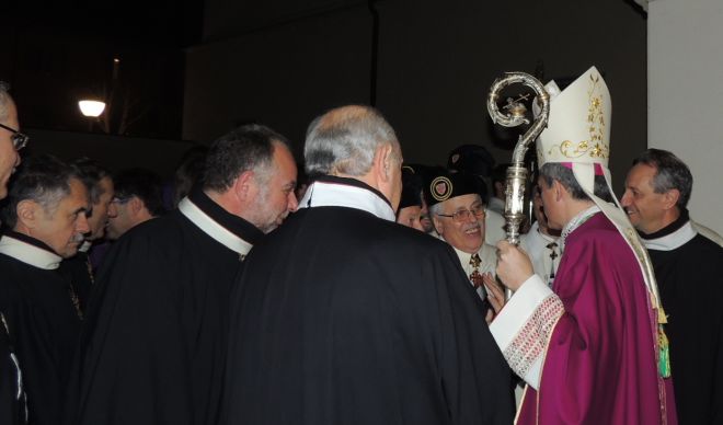 I saluti ai cavalieri di Malta