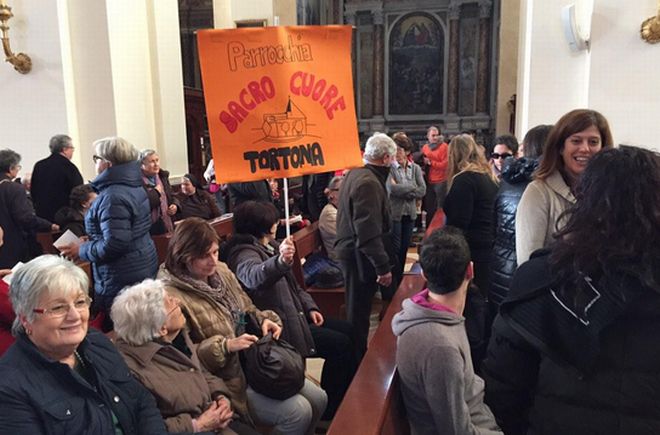 Il gruppo della parrocchia Sacro Cuore