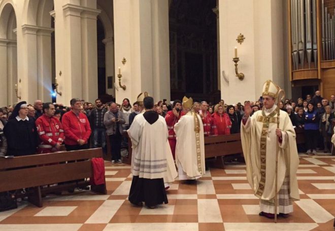 Un immagine della cerimonia