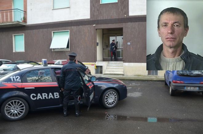 I carabinieri nel luogo del tentato omicidio