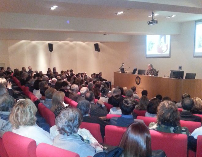 Parte del numeroso pubblico presente