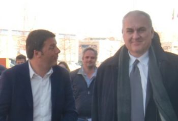 Guido Ghisolfi con Matteo Renzi