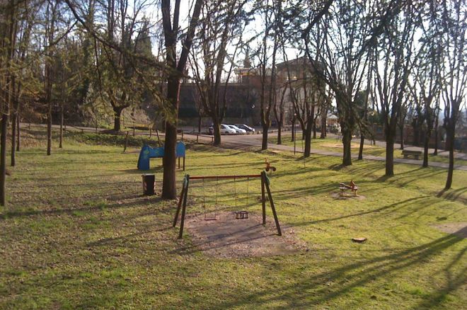 La'rea in cui verrà realizzato il nuovo parco giochi