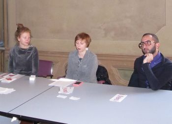 Un momento della conferenza stampa