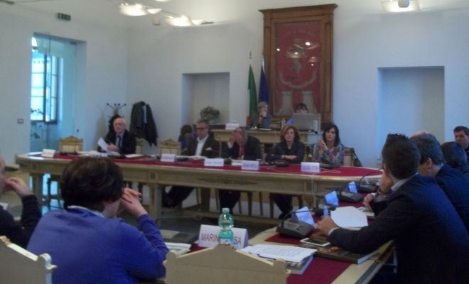 La seduta del consiglio di giovedì