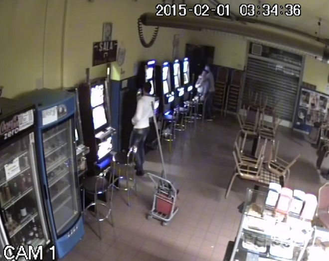 La rapina ai videopoker