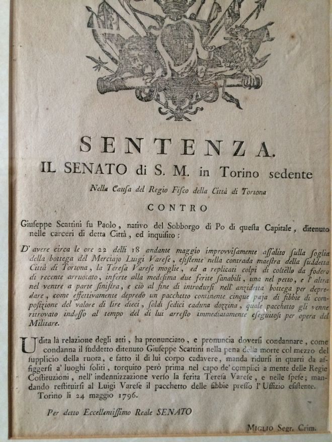 sentenza c'era una volta