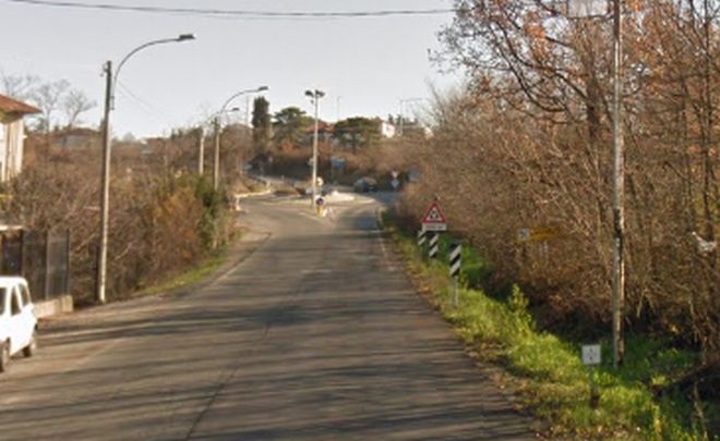 Un'altro scorcio della strada per Sarezzano