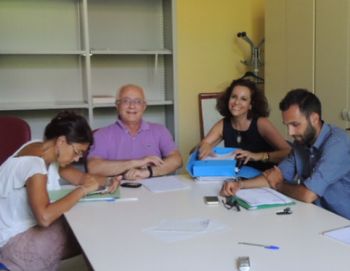 Un momento della riunione della Commissione Bilancio 