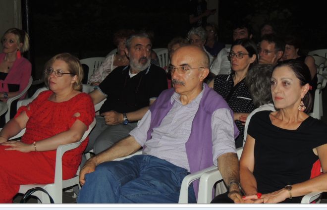 Parte del pubblico presente venerdì