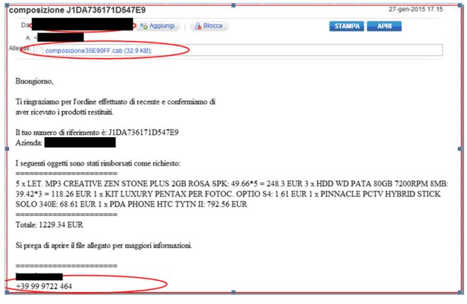 Impossibile aprire il PDF