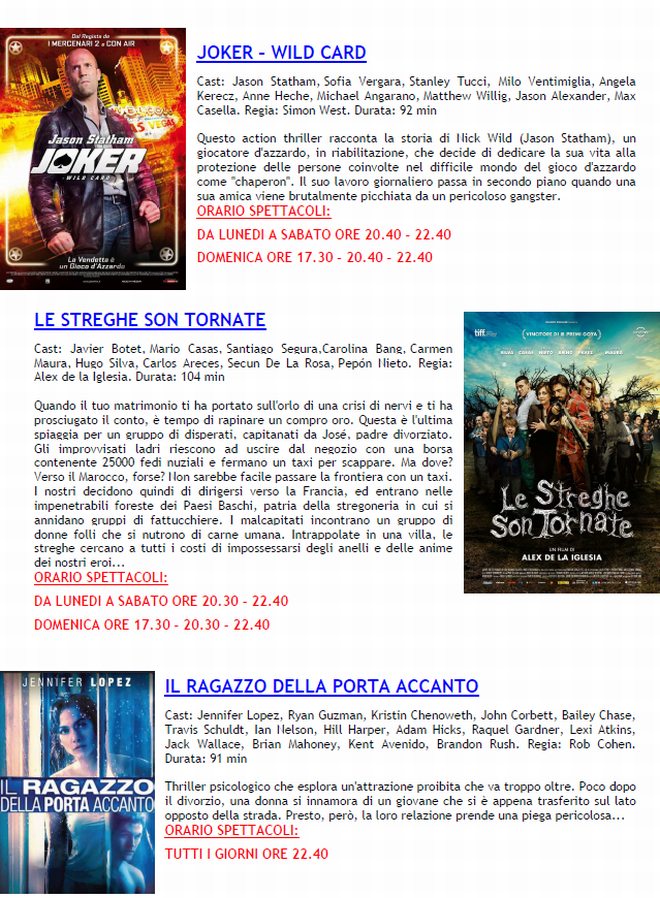 Orari Di Programmazione Di Finale A Sorpresa
