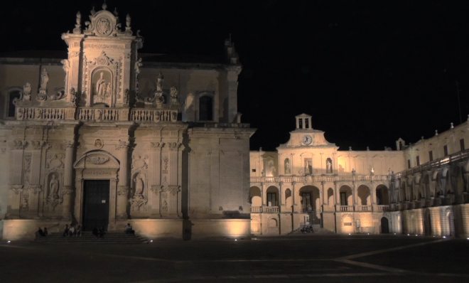 Lecce il duomo e palazzo vescovile