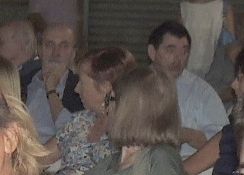 Seduta in mezzo al pubblico al dibattito di martedì si riconosce l'ex senatriceRossana Boldi