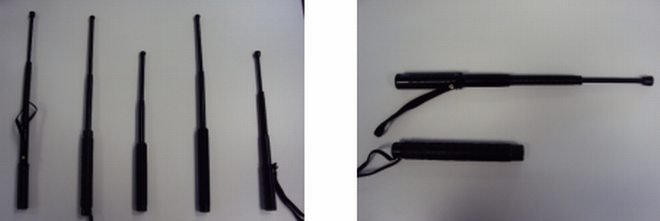 Alcuni manganelli sequestrati