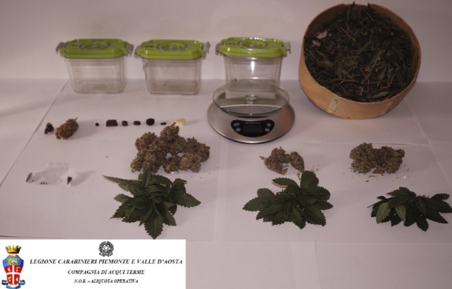 La droga sequestrata