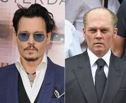 Johnny Depp normale e nel film