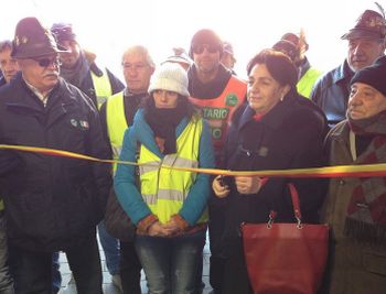 Un momento dell'inaugurazione
