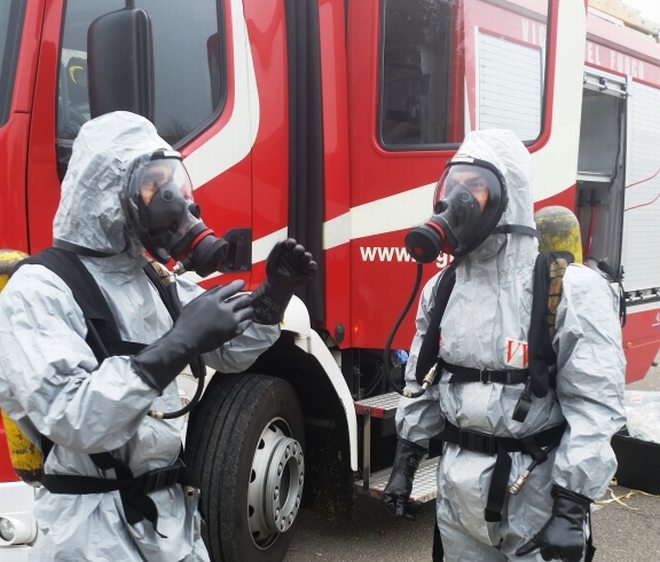 I vigili del Fuoco di Tottona pronti ad entrare in azione