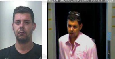 Giuseppe Abate entrato per primo in banca a volto scoperto. 