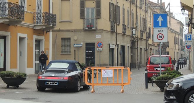 Via Emilia nord c'è il blocco del traffico