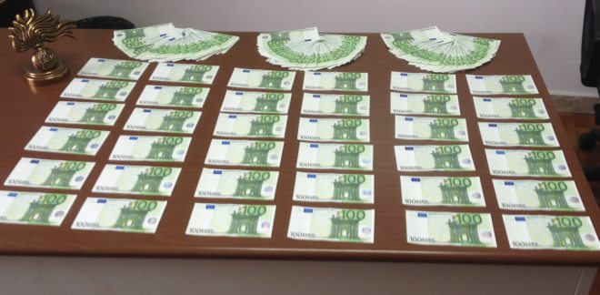 I soldi sequestrati