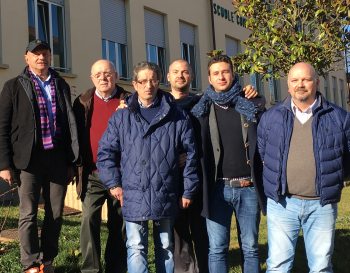 l gruppo Promotore del Comitato. Da Sinistra: Berra, Maj, Deandrea, Amich, Riboldi, Rondano