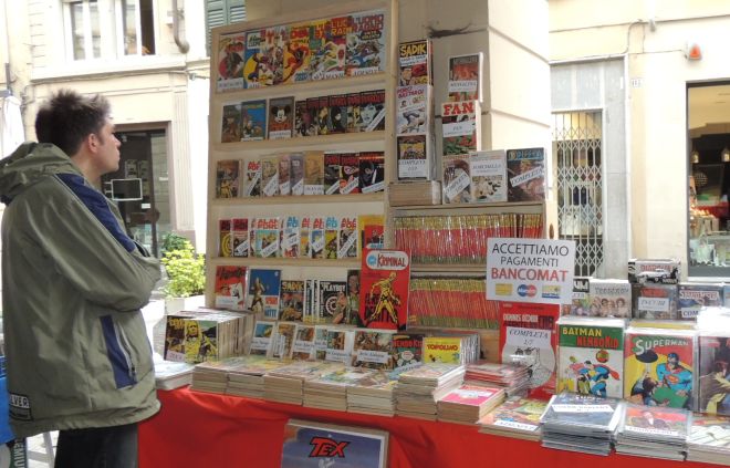 Il banchetto coi fumetti tra i più pregiati