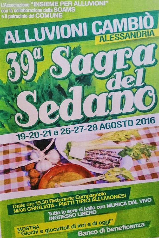 sagra sedano all