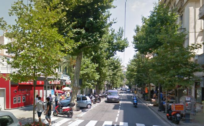 Corso Garibaldi a Sanremo
