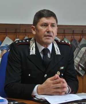 Il Comandante dei Carabinieri di Tortona maggiore Carlo Giordano