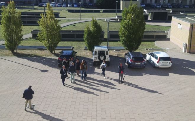 Gli organizzatori del Giro con gli amministratori comunali di Tortona